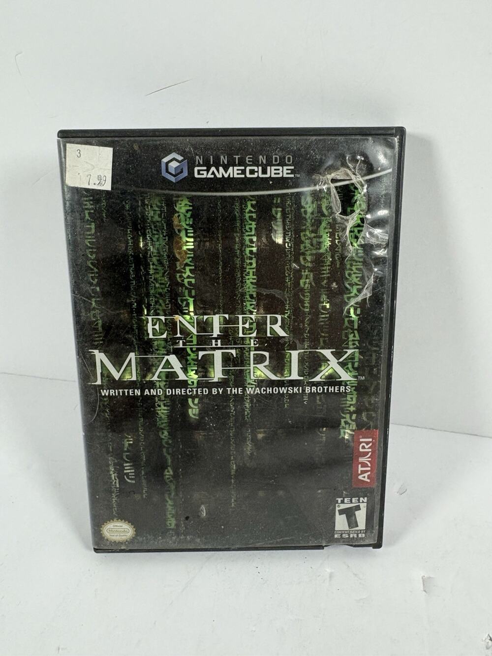 Nintendo GameCube Enter The Matrix Disc 2 Only w Manual Case No Disc 1